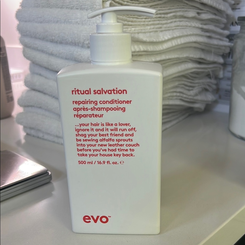 Evo White Ritual Salvation Hair Care Bottle